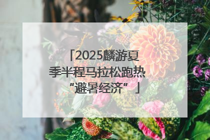2025麟游夏季半程马拉松跑热“避暑经济”